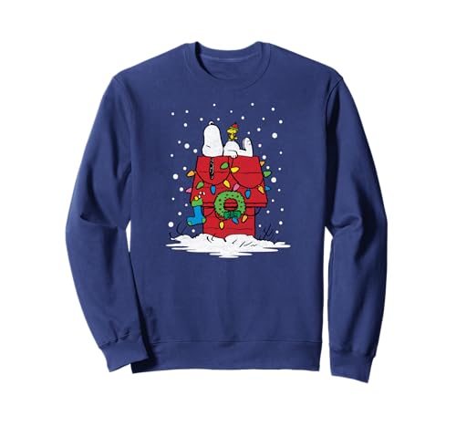 Peanuts Snoopy Christmas Lights Sweatshirt