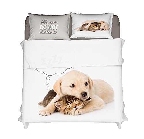 Parure de lit enfant coton 150x280cm pour une chambre colorée et joyeuse