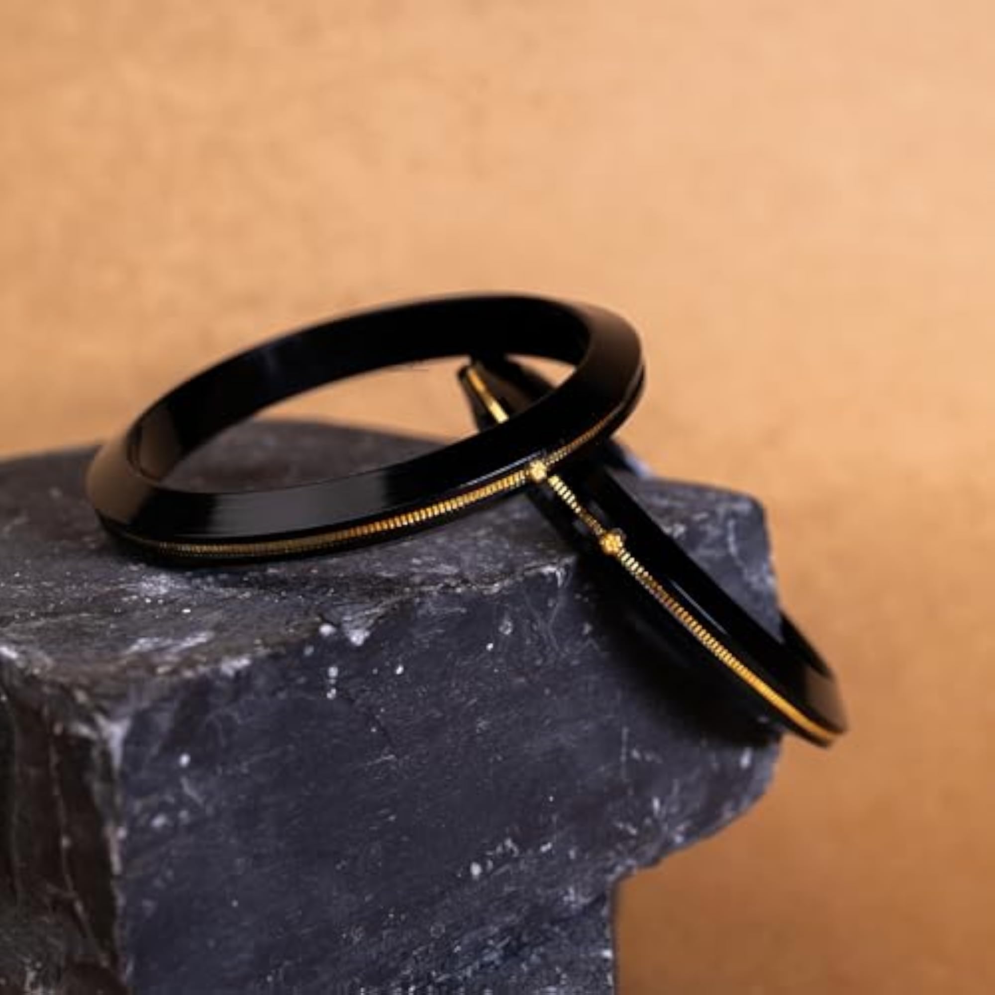22kt Yellow Gold Pola Bangles Set for Women