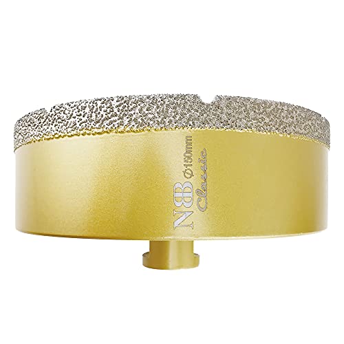 NBB vacuum brazed diamond hole saw with M14, Classic Golden type