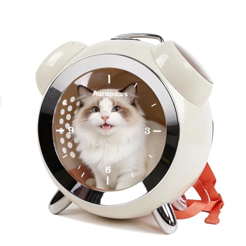 Aurapaws Cat Backpack Carrier, Bubble Window Pet Carrier Backpack, Breathable…