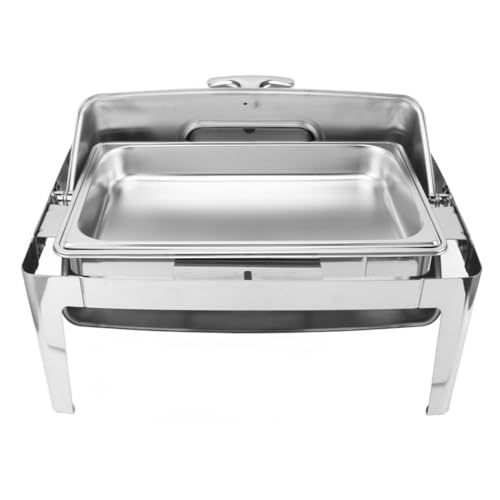 Chafing dish 9L en inox idéal pour réussir vos repas de fêtes en famille