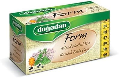 Dogadan Form - Mixed herbal tea 20 tea bags (Pack of 12)