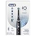 Oral-B iO Series 6 Rechargeable Electric Toothbrush with Visible Pressure Sensor to Protect Gums, 2 Minute Timer, 5 Cleaning Settings, 1 Replacement Toothbrush Head, and Travel Case, Black
