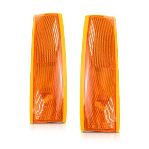 For 1988-1993 GMC C/K Pickup Side Marker Light Driver and Passenger Side Pair For GM2550141, GM2551141 | 5975199, 5975200