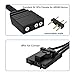 4Pack 4 Pin to 3 Pin RGB Adapter for Corsair RGB HUB, Lighting Node CORE, Commander CORE and iCUE Commander CORE XT, Converter to Standard 5V 3 Pin ARGB Fan Device
