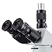 AmScope ME580T-PZ-2L 40X-500X Trinocular Dual-Light Polarized Metallurgical Microscope