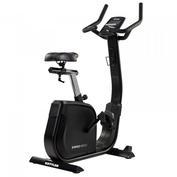 KETTLER Ergometer Ergo 800 – Premium Heimtrainer mit Induktionsbremse & Wattsteuerung (10-350W) – Semi-Profi Qualität für Hotel & Reha – Bluetooth, Kinomap & ZWIFT – Belastbar bis 150 kg