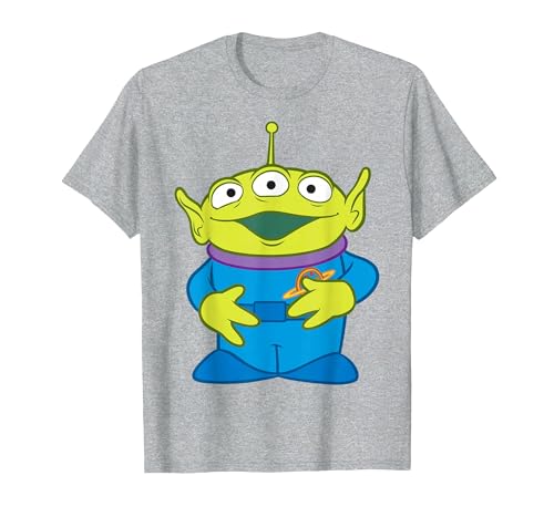 Disney Pixar Toy Story Aliens Pocket Logo T-Shirt, Men, Heather Grey, 4X-Large