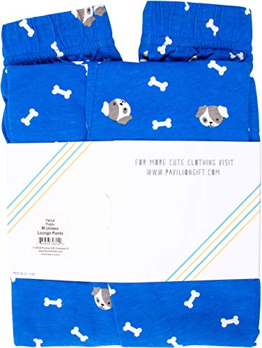 Pavilion Gift Company Puppy-L Unisex Lounge Pants, Blue 7