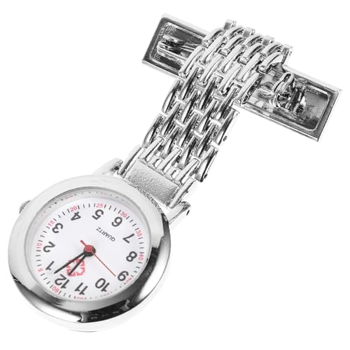 TOGEVAL シーシークリップ式ナース用懐中時計 ドクターウォッチ 精巧なデザイン 大きな文字盤で見やすい 防水 耐摩耗性 軽量 医療従事者向け 実用的なラペルウォッチ 吊り下げ式