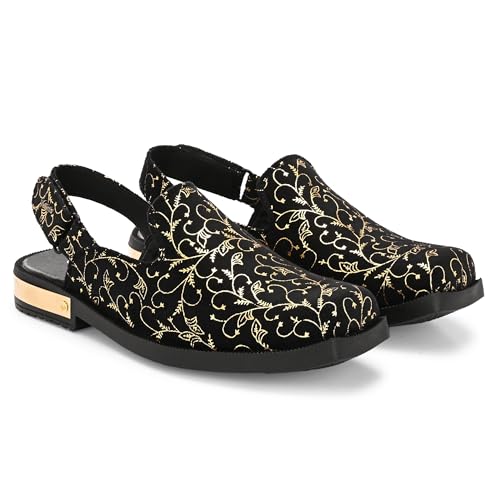 Image of Vellinto Men Sandals | Synthetic Leather Peshawari Sandal
