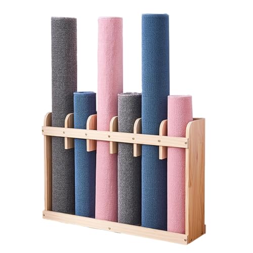 Support de tapis de yoga en bois pour éviter la déformation