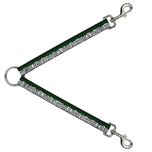 Divisor de correa Buckle Down DLS-W35516 de 2,54 cm de ancho para dos perros 2