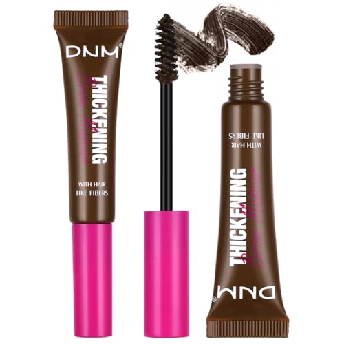 Eyebrow Mascara Waterproof & Smudgeproof Styling Eyebrow Gel Eyebrow Instant Glue Professional Brow Makeup for Thick Long Lasting Effect Quick Drying Brow Mascara for Styling & Thickening Brown