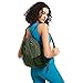WANDF Drawstring Backpack with Shoulder Pad Sports Gym Backpack with Mesh Pocket String Bag for Women Men(Dark green)