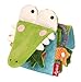 SIGIKID 42513 Aktiv-Buch Krokodil PlayQ Mädchen und Jungen Babyspielzeug empfohlen ab 6 Monaten grün/blau