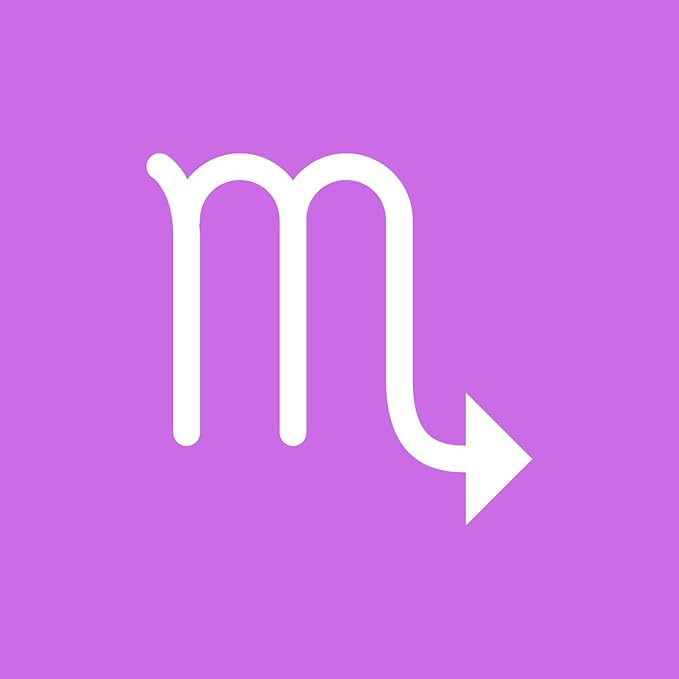 Zodiac Star Sign Vinyl Stickers, White Astrology Decals, 4, 8, 12 inches, Multiple Designs (Scorpio, Vinyl, 4 inches)