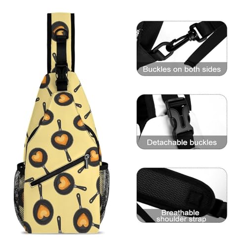 Bolso Crossbody Sling Unisex Ligero y Ajustable miniatura 3