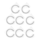 VINTORKY 8個ギター用サウンドホールロゼットデカール クラシック フォークギター用ステッカー装飾 薄型 耐久性のある材質 簡単取り付け 取