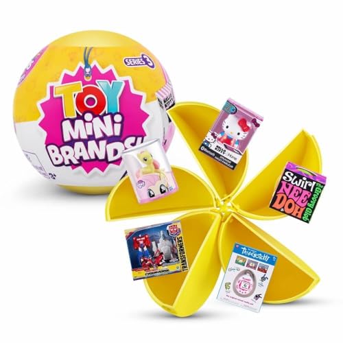 Mini Toys Zuru 5 Surprise Mini Brands Series 1 Mystery Ball Set - Surprise Mini Food Toys Mystery Bundle With Shopkin Stickers&More (Collectible Food Toys),Multicolor