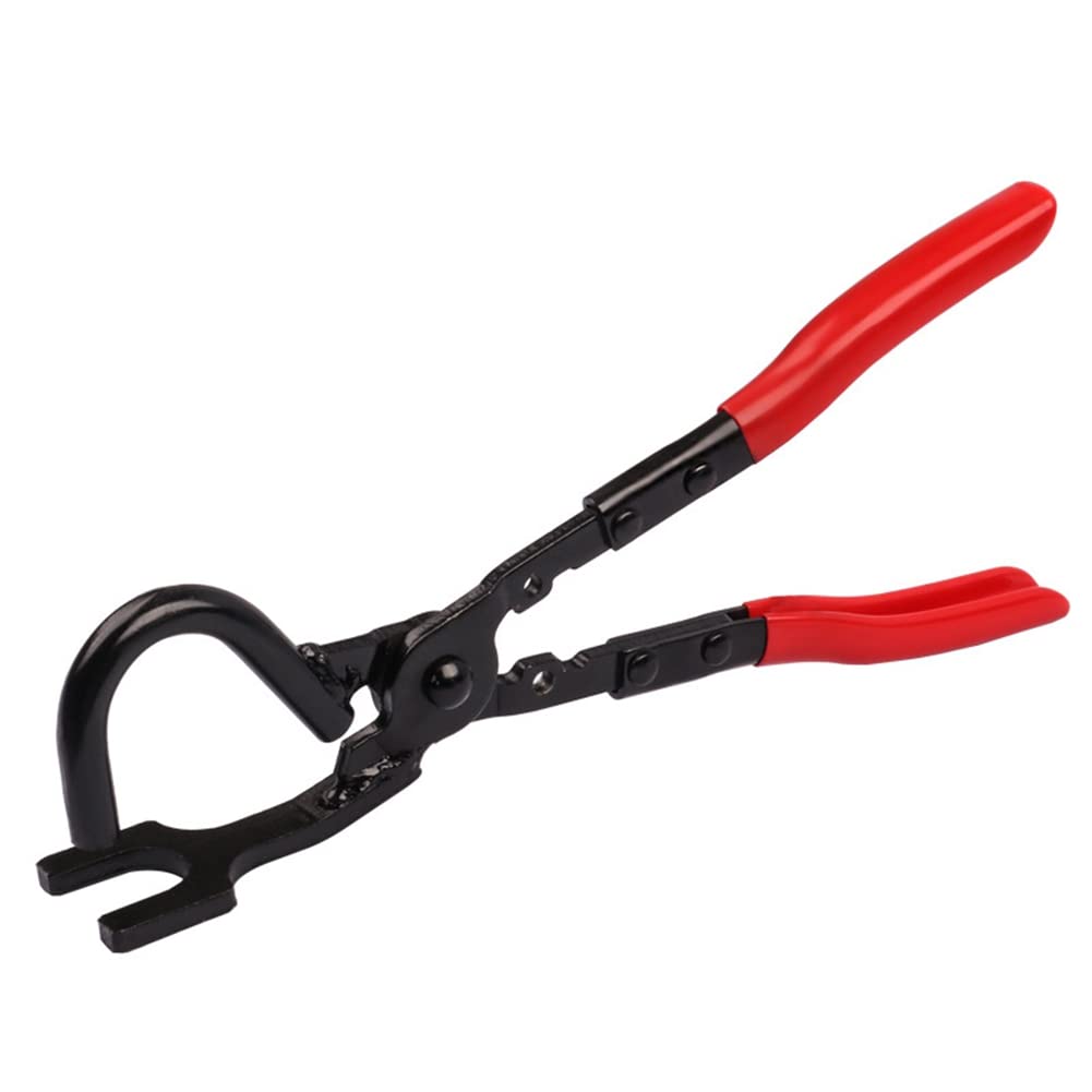 Wanjorlay Car Exhaust Rubber Pad Pliers Exhaust Hanger Removal Puller Heavy Duty Exhaust Pipe Rubber Gasket Removal Plier Tool