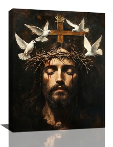 Toile murale de Jésus pour harmoniser la déco de votre cuisine ou salon