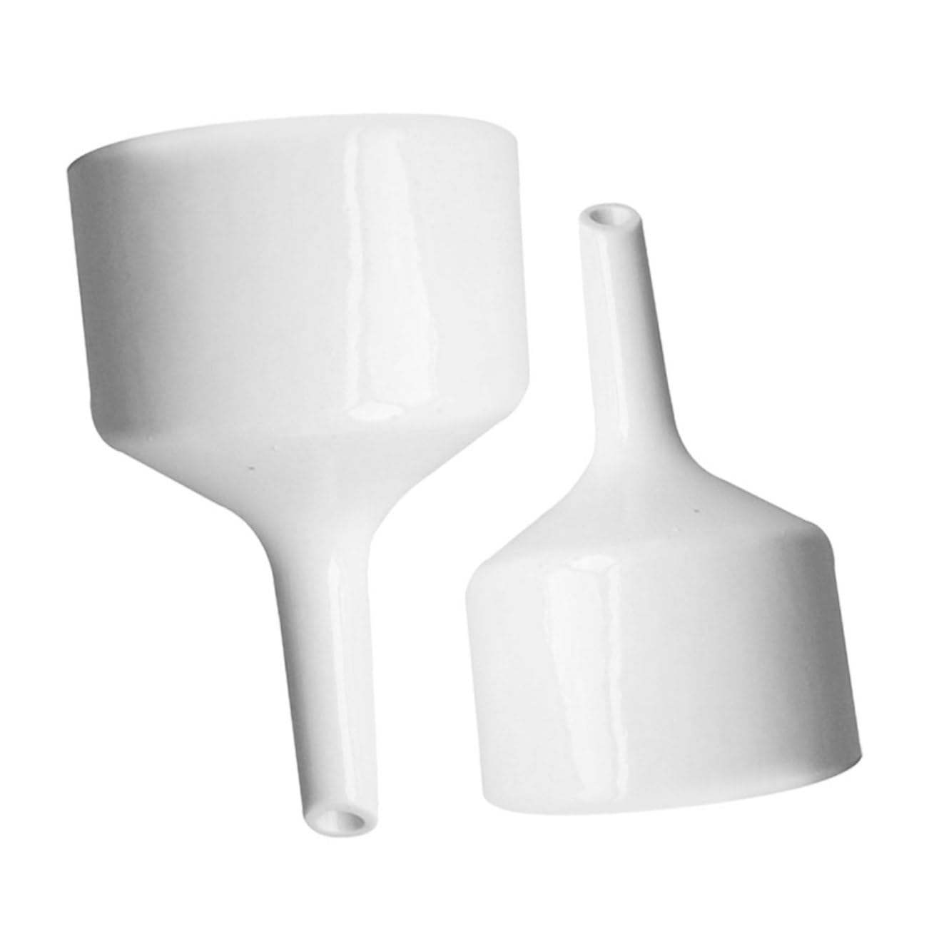 OSOLADY 2pcs Laboratory Funnels Wide Mouth Filling Funnel Filter 100ml 60ml Scientific for Liquid Transfer