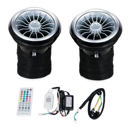 Grille d'aération turbo LED au design soigné pour habitacle de Hyundai Tiburon