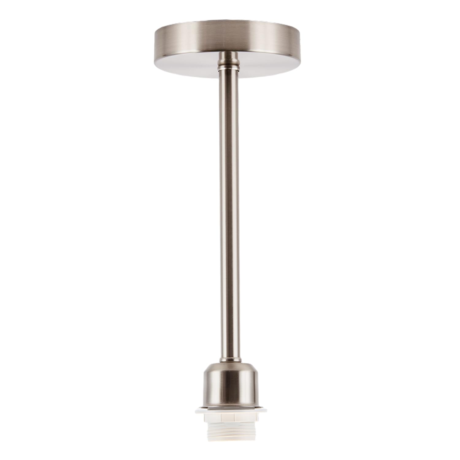Happy Homewares - Ceiling Light Fitting - Industrial Style - Metallic Silver