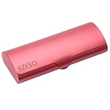 Eyeglass Case for Men Glasses Case Aluminum Light Nearsighted Spectacle Case Box Frosted Matte Glasses Holder (Grapefruit red-large)