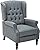 Elizabeth Tufted Fabric Recliner Arm Chair from 