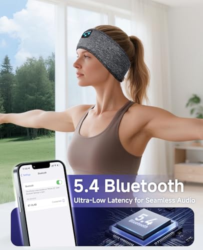 Image of Perytong 2 Pack Sleep Headphones, Sleeping Headphones | Bluetooth Headband with Ultra-Thin HD Stereo Speaker, Wireless Headphone for Sports, Insomnia, Yoga, Air Travel, Meditation