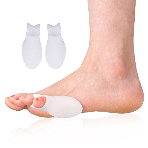 2 Pares Juanete Protector Gel Cojín Pad Alivio del Dolor Hallux Valgus...