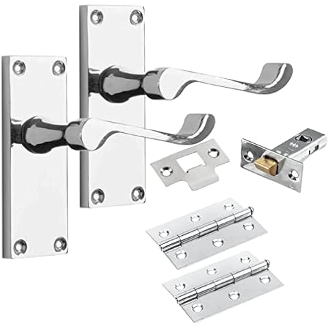 IRONZONE Victorian Scroll Lever Door Handles Cover