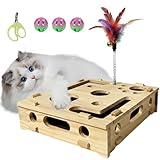 2026 Cat Nail File Box with Bell Ball & Sandpaper Inside, Gift for a Cats That Hates Having Its Nails Trimmed, Cat Scratch Puzzle Enrichment Box, Nail File Stress Free Alternative