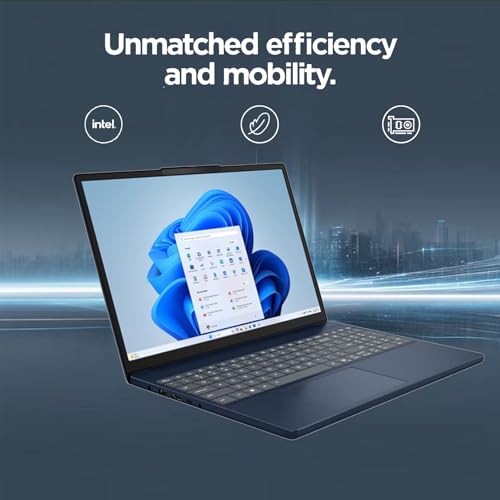 Image of Lenovo IdeaPad Slim 3 15.3 inch WUXGA Touchscreen Business Laptop | Intel Core 5 210H CPU (8 Cores, Up to 4.8Ghz) | 24GB DDR5 RAM, 1TB SSD | Backlit KB | Web Microsoft 365 | WiFi 6, 1080P Web Cam