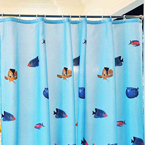 Rideau de separation de salle de bains impermeable en polyester