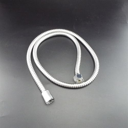 Manguera Ducha Flexo Tubo Flexible de manguera ducha 1,2 m/1,5 m largo Uso apto para el hogar, baño, agua, extensión tubería plomería, tracción acero inoxidable(1.2M)