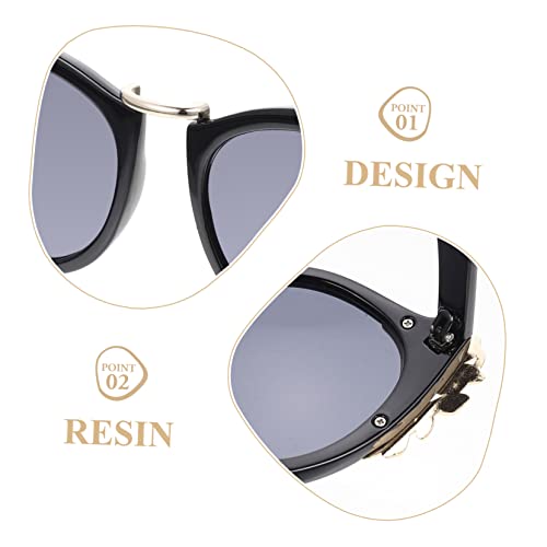 BESTYASH Rhinestone Sunglasses for Women Fashionable Retro Cat Eye Shades for Outdoor Use UV Protection for Parties Vacations Daily Life Stylish Accessory2