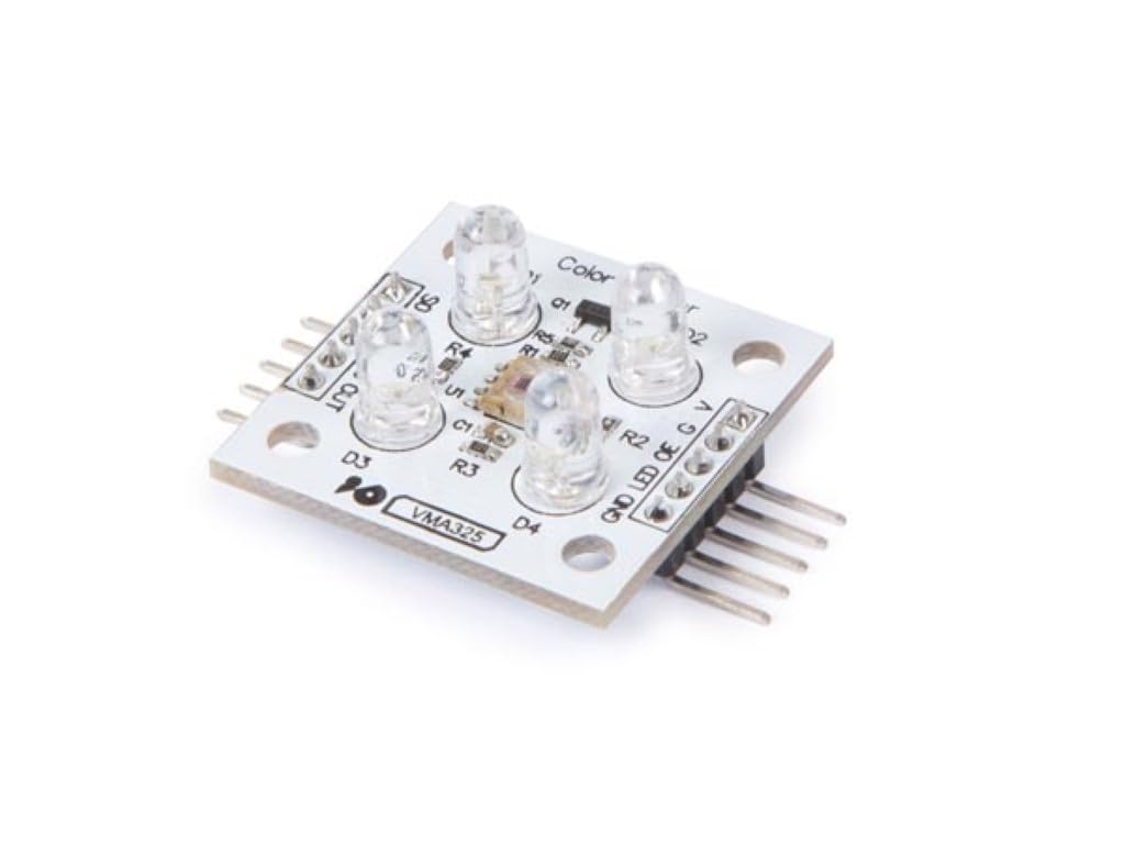 Whadda Capteur de couleur, TCS3200, module, 2,​7-​5,​5 VCC, blanc