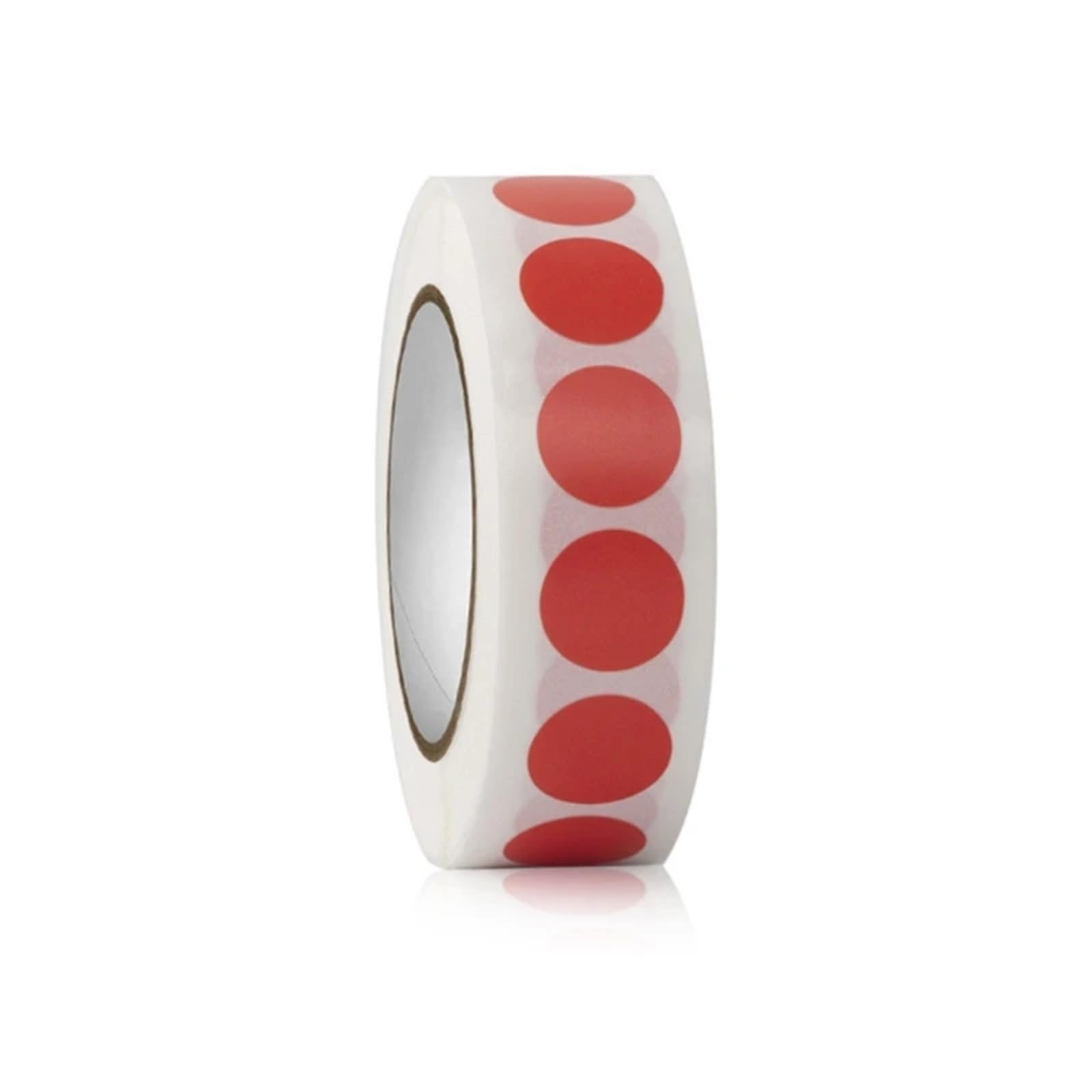 Sticky Dots, 10.000 etichette rotonde autoadesive colorate, 13 mm, per etichettatura di file e forniture scolastiche per ufficio (rosso)