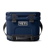 YETI Roadie 15 Hard Cooler with DoubleDuty Shoulder Strap, Navy