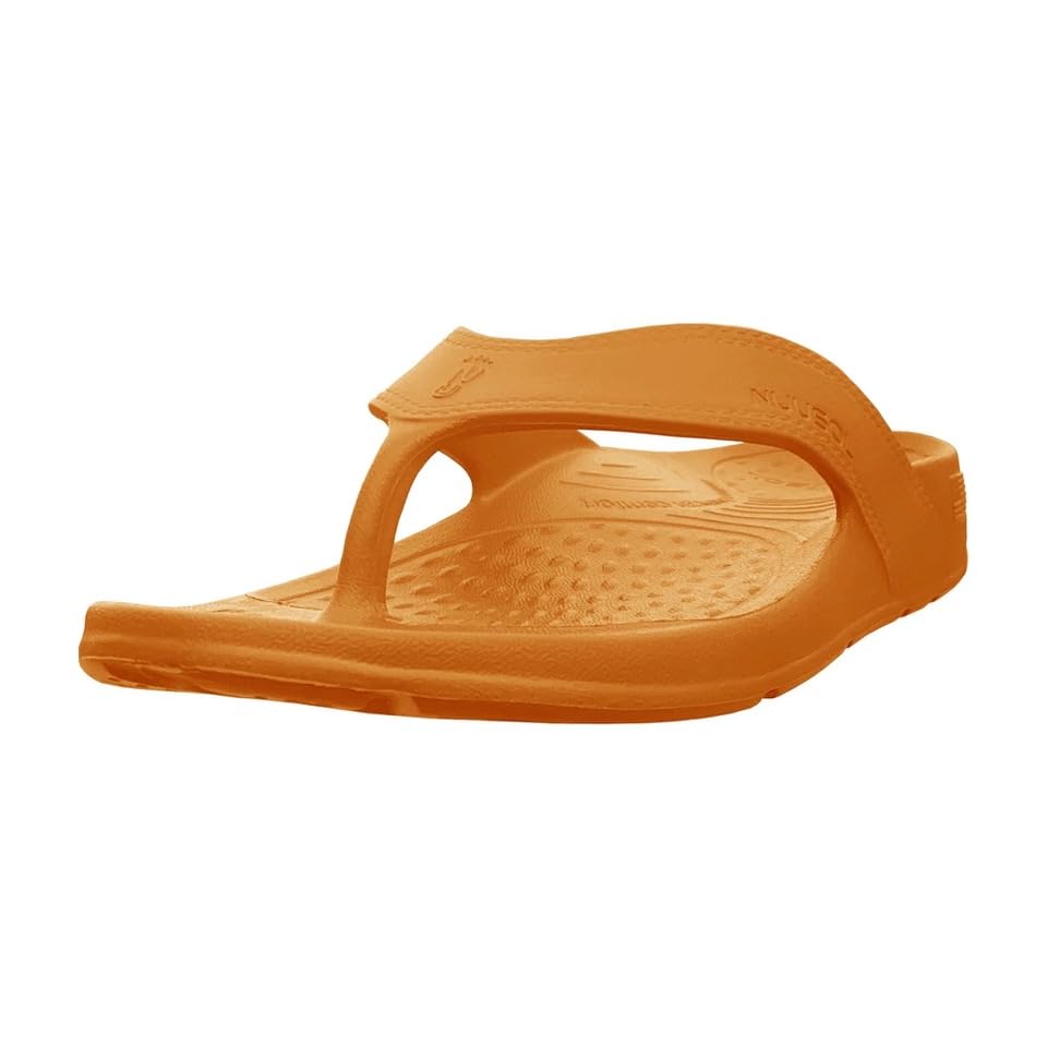 Image of NUUSOL Unisex Cascade Flip Flops; Non-Slip Hiking /Plantar Fasciitis Footwear; Soft Cushion, Lightweight & Comfortable; Arch Support & Textured Footbed, Pain Relief for Joint, Neck & Back Injuries