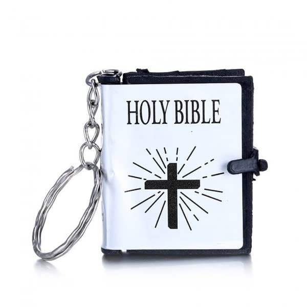 ALTRONAMini Holy Bible Keychain,Keyring,Key Holder