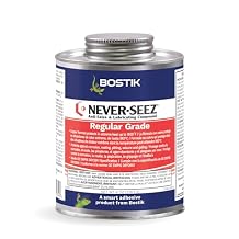 Never-Seez Regular Grade 8 oz Brush-Top Can Anti-Seize Lubricant - Copper & Graphite Extreme-Pressure Compound, Protects Metal Parts from Rust, Seizure & Galling