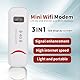 4G-USB-Modem-Dongle, Tragbarer Reise-4G-Router 150 Mbit/s mit SIM-Kartensteckplatz für Europa, Asien, Ozeanien, Afrika, Erstellen Sie Einen Hotspot für Online-Video-Streaming,