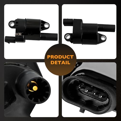 HQPASFY Ignition Coil UF414 Set of 8 Compatible With Chevy Avalanche Express Silverado, Cadillac,GMC Savana Sierra Yukon, Buick, Pontiac 4.8L 5.3L 6.0L 6.2L Repalce# GN10165 by HQPASFY - Image 2