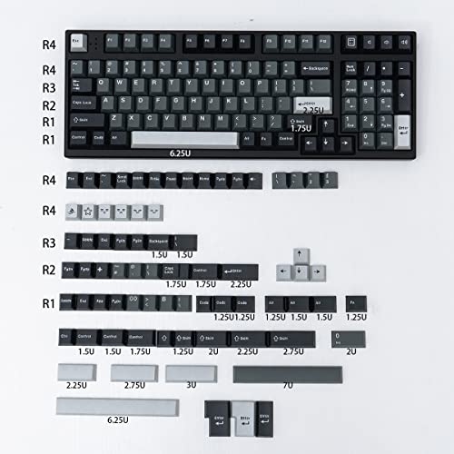 Amazon.co.jp: mintcaps アポロ キーキャップ セット 173キー チェリー