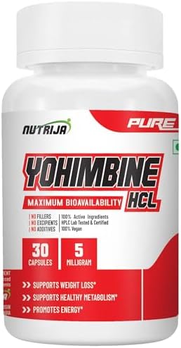 NutriJa Yohimbine 5 MG - 30 Capsules